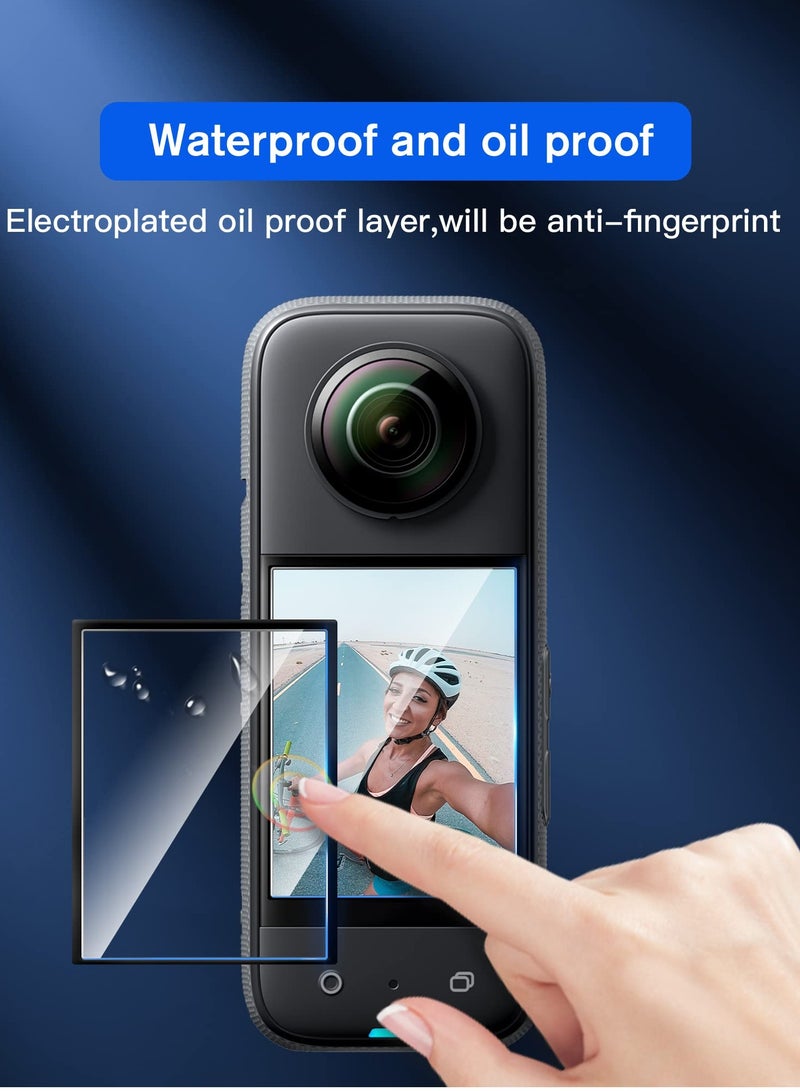 KASTWAVE Insta360 X3 Curved Screen Protector, Flexible TPU Curved Film (4-Pack) - Image 5