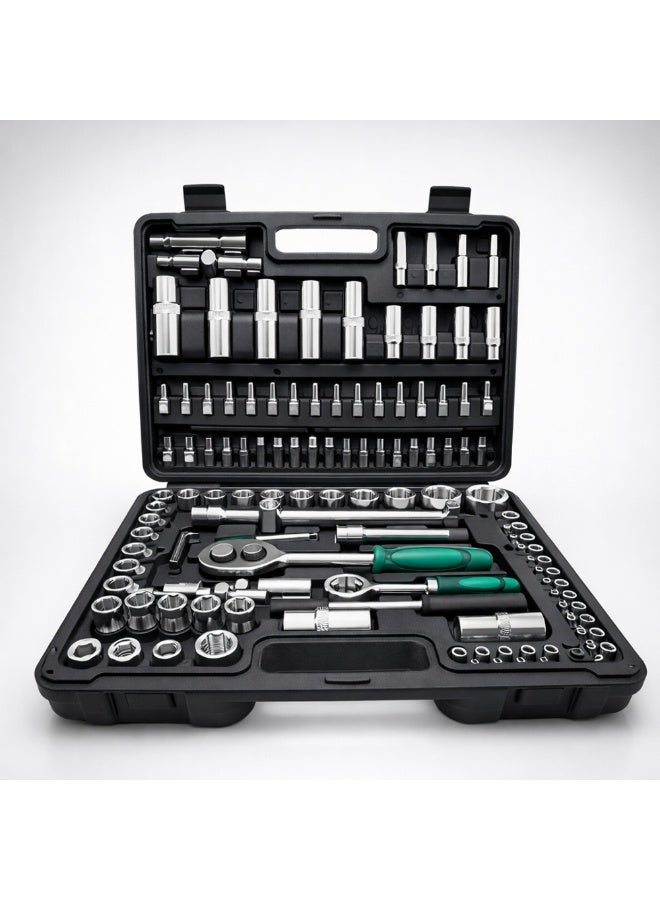 Manful Precision 108 Pcs Ratcheting Screwdriver & Socket Bit Set – Repair Tool Kit with Magnetic Driver, Multi-Tool Screwdriver Tool Set with Box Alloy Steel Small Electric - Image 1
