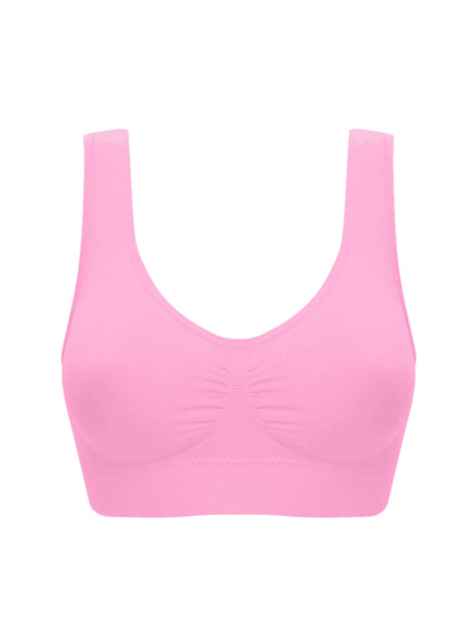 Customized Export Single-layer Large Size Sports Bra Without Breast Pads And No Rims Vest Intimates