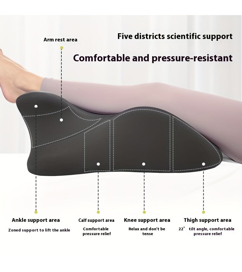 Pink Neck Traction Pillow Ergonomic Support for Neck Pain Relief Medium Firm Wave Design - Image 4