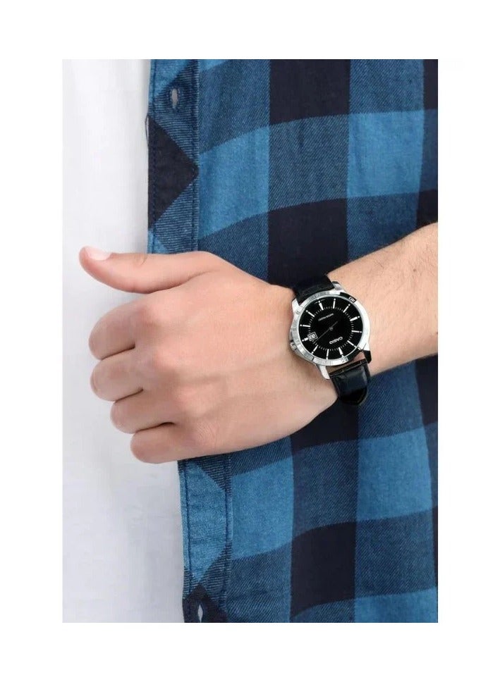 Casio MTP-V004L-1CUDF Men's Watch, Black Dial, Black Band - Image 3