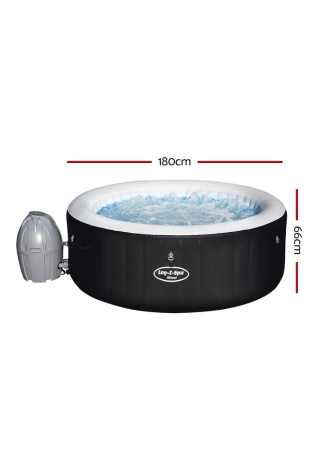 Bestway Lay-Z-Spa Miami Inflatable Hot Tub (180.3 x 66 cm) - Image 3