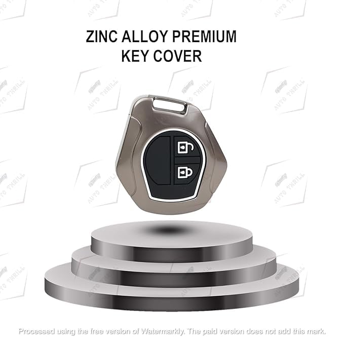 Shopsidex Key Cover Maruti metel Premium Metal Key Cover Compitable for Suzuki Swift | Ertiga | Wagonr | Celerio | Swift Dzire | Alto | Fronx | Breza | S Presso | Ignis 2 Button Remote Key - Image 4