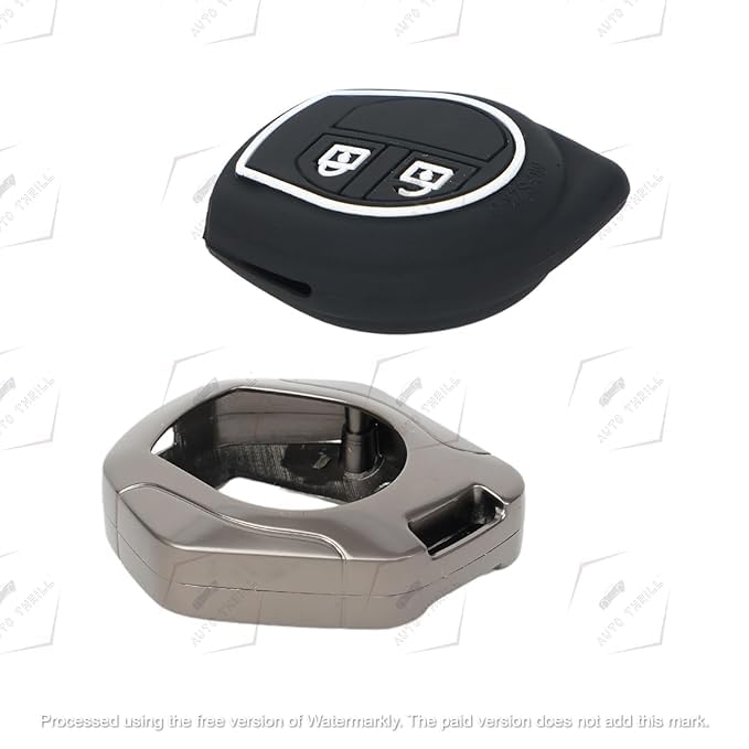 Shopsidex Key Cover Maruti metel Premium Metal Key Cover Compitable for Suzuki Swift | Ertiga | Wagonr | Celerio | Swift Dzire | Alto | Fronx | Breza | S Presso | Ignis 2 Button Remote Key - Image 3