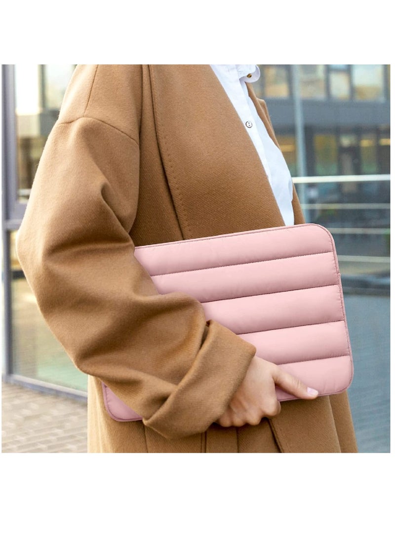 R&B Pink Cute Tablet Sleeve For Women Carrying Universal Case Cover For All Apple iPad Pro 12.9/11/10.9/10.5/10.2/9.7/2/3/4/ Ipad Mini 6 / 12345 Pink  - Image 5