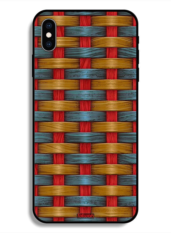 Tolwak Protective Case For Apple iPhone X Strips Art Pattern - Image 1