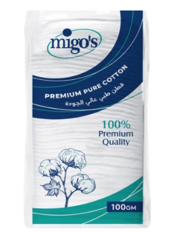 قطن طبي علي الجودة متعدد الاستخدام 100جرام