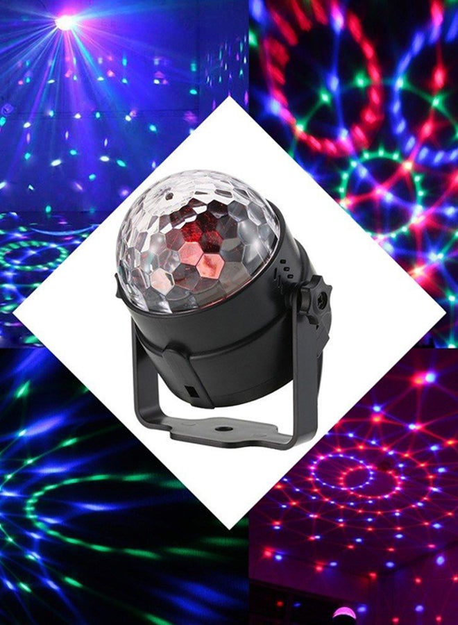 Loquat LED Magic Ball Stage Light Black/Clear 8.2x9.5cm - Image 2