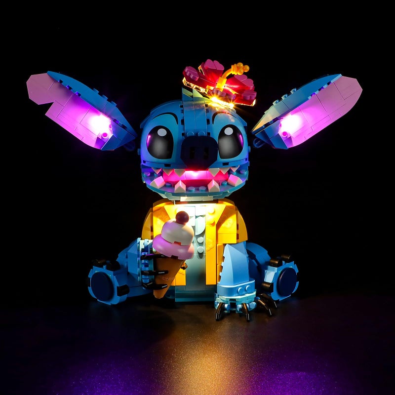YEABRICKS LED Light for LEGO-43249 Disney Stitch Model Building Blocks (Lego Set Not Included) - Image 1