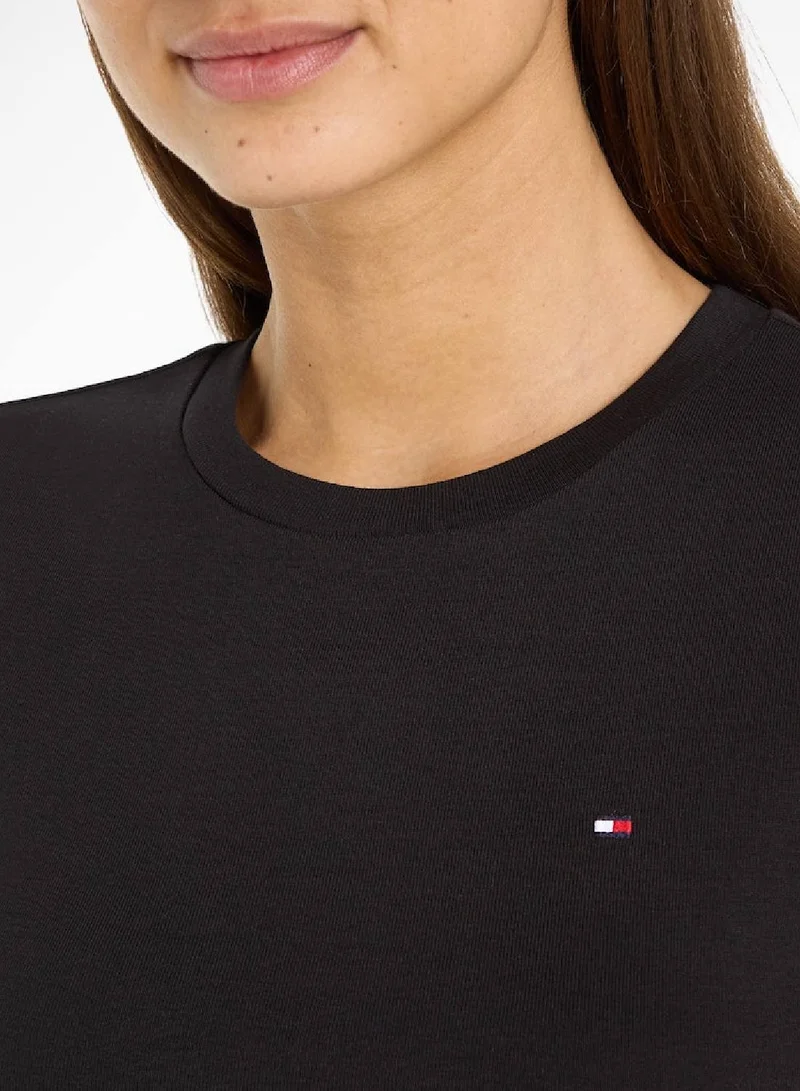 TOMMY HILFIGER Flag Embroidery Slim Fit T-Shirt