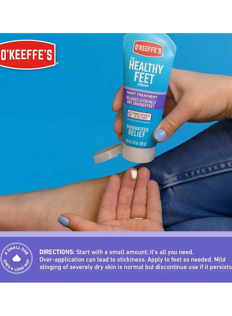 OKeeffes Healthy Feet Night Cream 85gm - Image 2