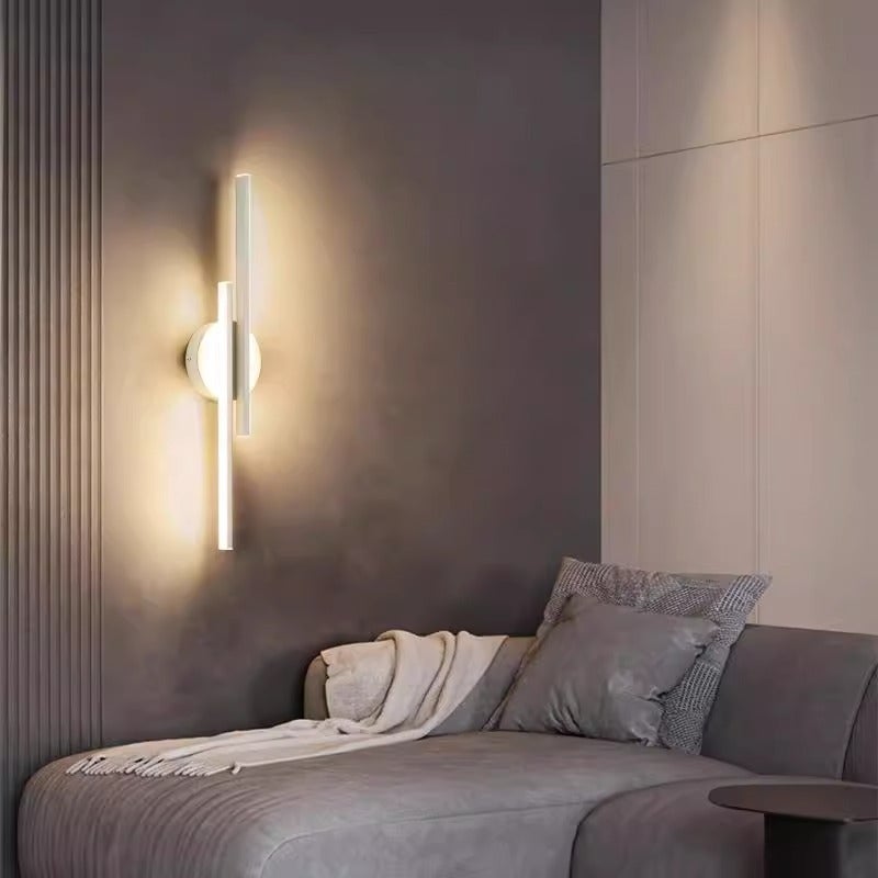 Led Wall Lamp: Black, Warm Ambient Glow - Energy-Efficient, Versatile Decorative Sconce Lighting for Indoor Living Rooms, Corridors and Commercial Spaces - Image 2
