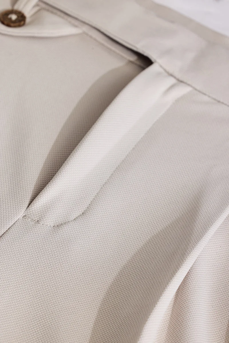 SNITCH بنطلون كوري بخصر متوسط