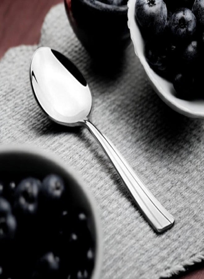 fnS Venice Stainless Steel Serving Spoon - Big Serving Spoon with Glossy Finish, Single Piece - Sleek Design, Ideal for Serving, Elegant Silver Color - Image 5