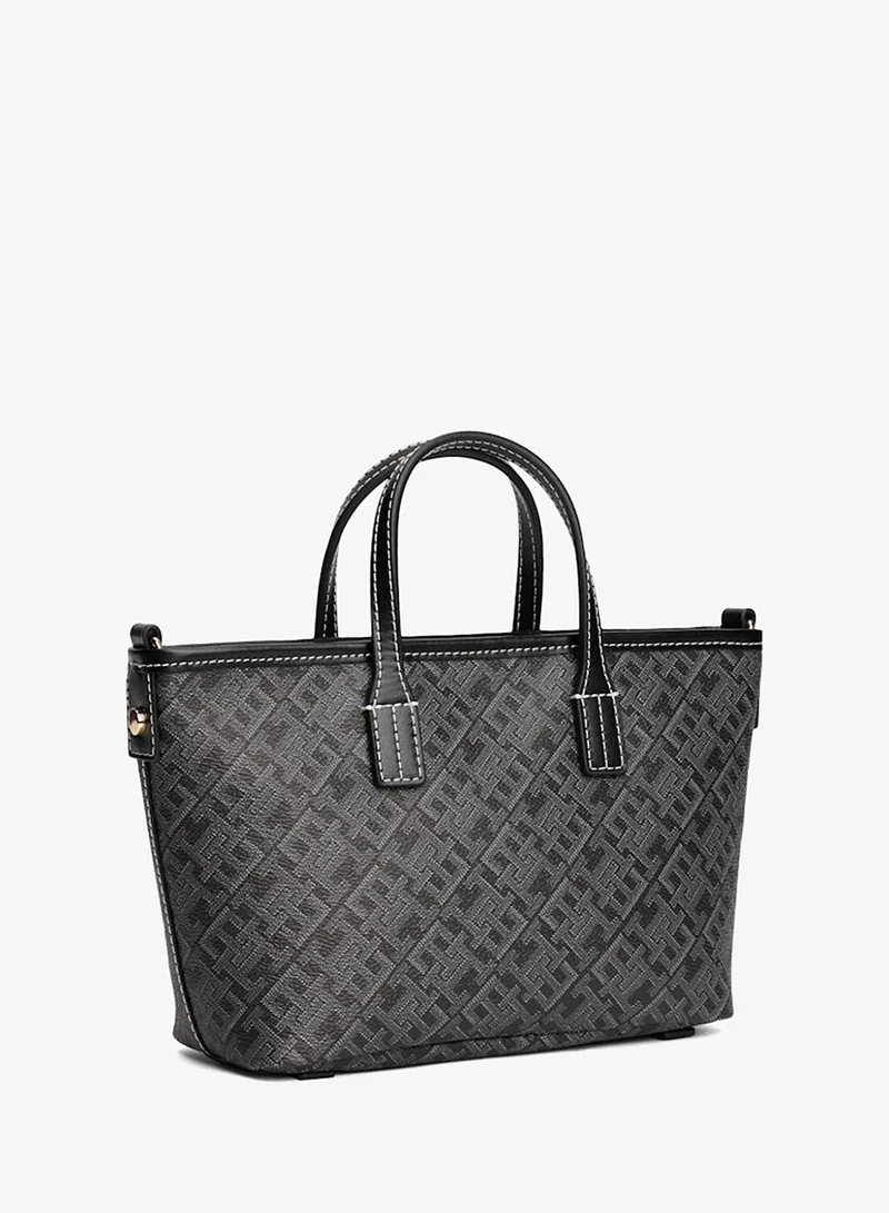 TOMMY HILFIGER Monoplay Leather Nano Tote