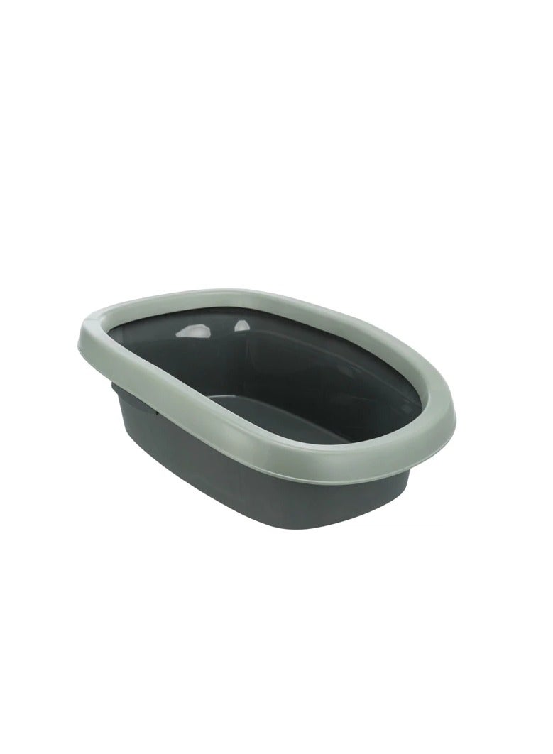 تريكسي بي ايكو كارلو صينية قمامة بإطار للقطط رمادي - Image 1
