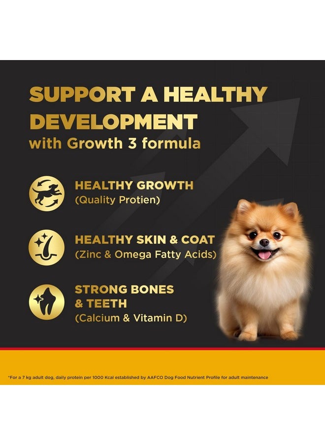 Pedigree Pedigree PRO Puppy (2 to 9 Months) Small Breed Dry Dog Food, 1.2 kg, High-Protein Dog Food, Expert Nutrition with 33%* More Nutrients  - Image 3