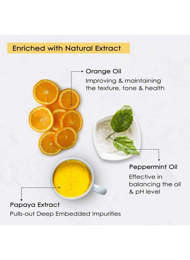 NUTRIGLOW Papaya Facial Kit For Blemish Free And Fairer Skin Hydrated & Brightening Fresh Looking Skin All Skin Types No Parabens & Sulphates 250Gm+10Ml With Jade Roller - Image 4