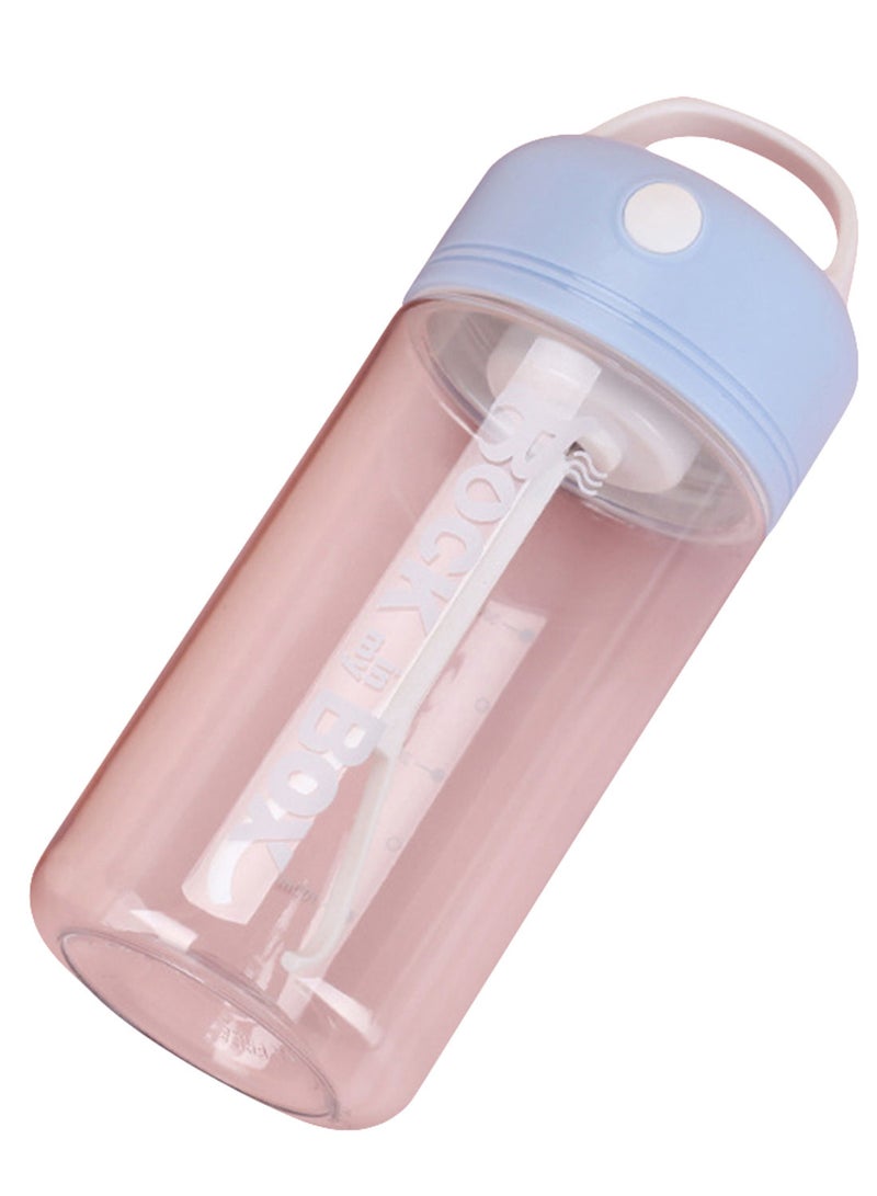 NIBEMINENT Electric Protein Shaker Bottle Blue/Pink