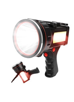 XiuWoo Bright Rechargeable Flashlight, Handheld 12800mAh High Power LED Spotlight Power Display Searchlight with Lantern and Power Bank Function for Home Security, Camping, Boating, Hunting  - Image 1