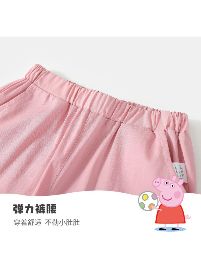 Peppa Pig summer Thin Elastic & Durable Kids' Jogger Pants - Soft & Breathable Baby Trousers - Image 4