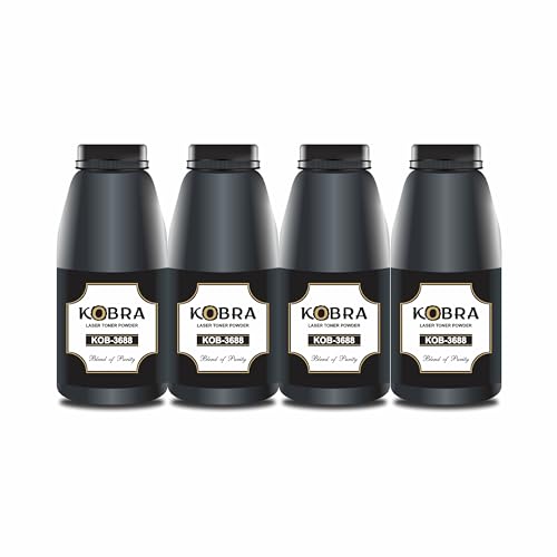 ProDot Kobra 3688 Laser Toner Powder Compatible with HP 35A, 36A, 88A, 78A, 83A, 85A & Canon 337, 912, 925 Toner Cartridges (Pack of 04) - Image 1