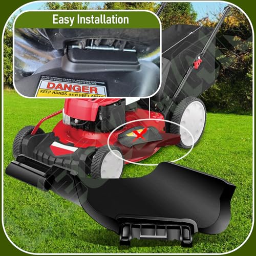 DECKMAN 731-07131 Lawn Mower Side Discharge Chute, Compatible with MTD, Cub Cad, Craftsman, Murray Hand-Pushed Lawn Mower, Also for Troy Bilt Mower TB110, TB130, TB200, TB230, TB240, etc, Replaces 731-7131 - Image 5