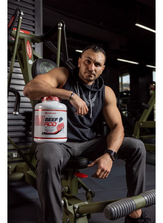 مسكليد هيدرو بيف 100٪ بروتين لحم بقري متحلل - 60 سيرف شوكولاتة - Image 3