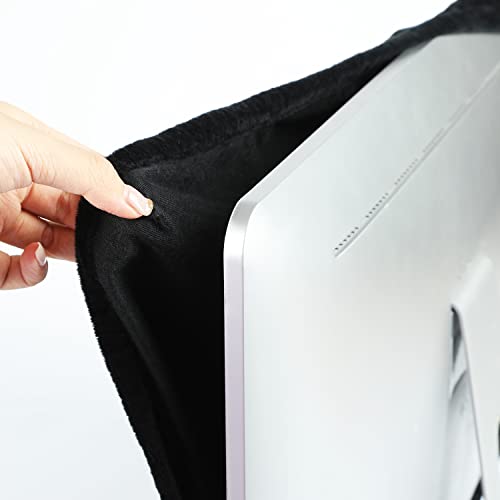 GBOLE Monitor Dust Cover Compatible with iMac for All in One 32-35 inch Computer Anti-Static Dustproof LCD Panel Case Computer Screen Protective Sleeve Desktop and TV Black - Image 4