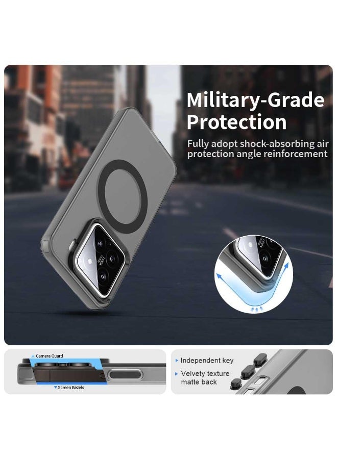 general Compatible with Xiaomi 15 Pro 5G Case Cover,  Supports Wireless Charging, Shockproof Magnetic Phone Case, Compatible with Xiaomi 15 Pro 5G Case - Image 2