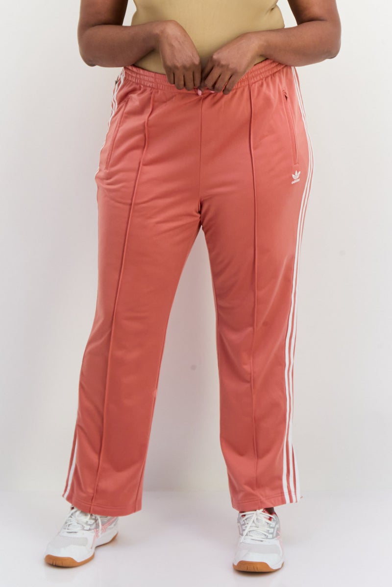 adidas Originals Women Plus Size Fit Outdoor Sweatpants, Rust  - Image 1
