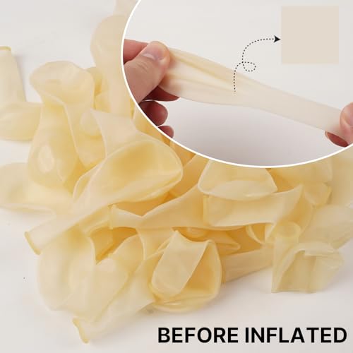 PartyWoo Clear Balloons 101pcs 12 Inch Transparent Latex Helium Balloons for Graduation Wedding Baby Shower Bridal Shower Engagement Gender Reveal Anniversary Birthday Party Decorations ClearY2 - Image 5