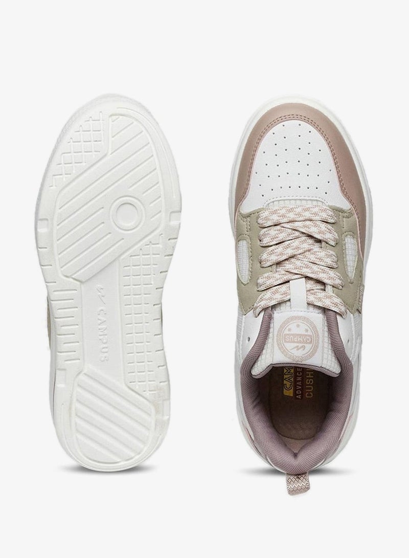 CAMPUS Women’s Cute Low Top Sneakers – Stylish Color-Block Design Shoes with Patterned Lace Detailing - Image 5