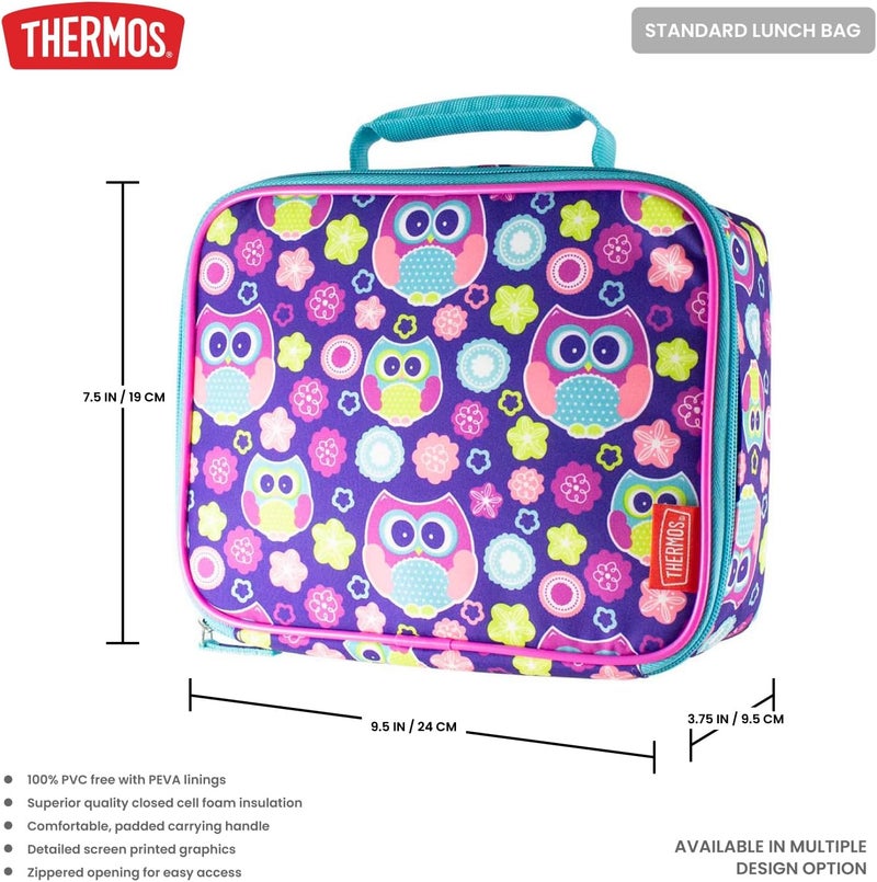 THERMOS STANDARD REUSABLE LUNCH BAG - OWLS - Image 4