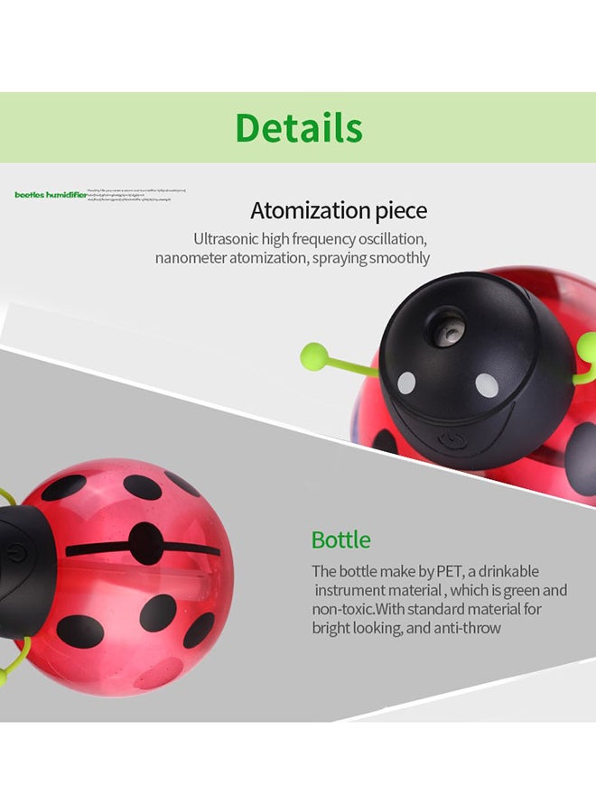 Gulfdealz Beetle Shaped USB Humidifier Red/Black - Image 4