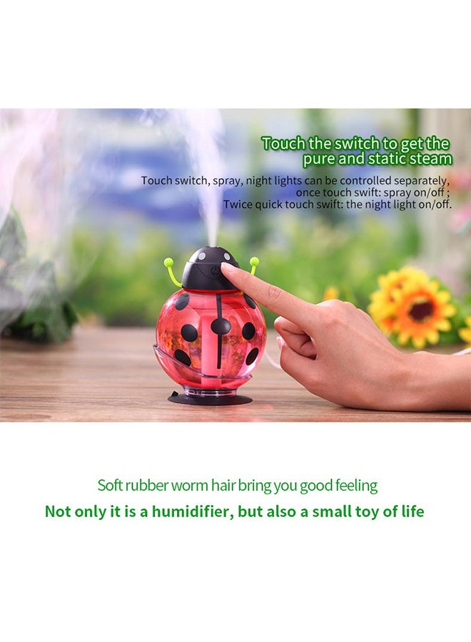 Gulfdealz Beetle Shaped USB Humidifier Red/Black - Image 3