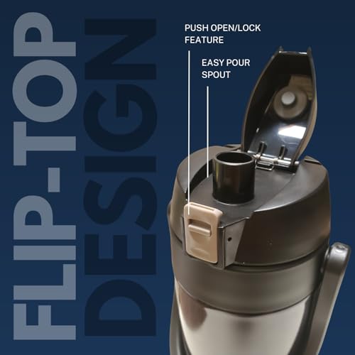 Aquatix Double Wall Insulated Extra Large XL Stainless Steel Sport thermos Bottle 68 ounce Midnight Blue - Image 3