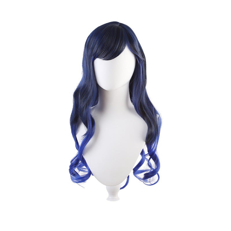 Generic Hatsune Miku Anime Cosplay Wig Rainbow Colors White Stone Apricot