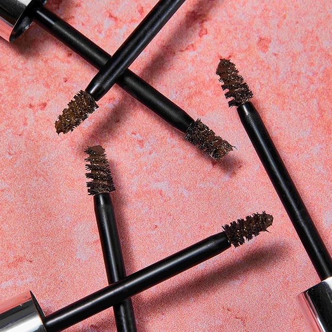 Sleek MakeUP Brow Getter Fibre Brow Gel volumising longlasting formula contains microfibres for fuller looking brows Dark Brown 5ml - Image 4