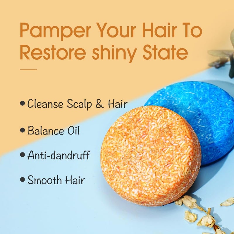 LIYALAN Shampoo Bar for Hair Solid Soap(2 Pack) Rosemary and Jasmine Shampoo Bar,Deep Cleansing Hair Shampoo for Fine Oily Hair - Image 5