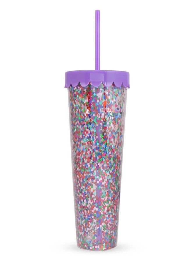 HAMSTER LONDON Sipper | Stylish Holographic Design | 750ml Spill-Proof Water Bottle | Durable & Portable for School, Office, Gym & Travel (Purple) - Image 4