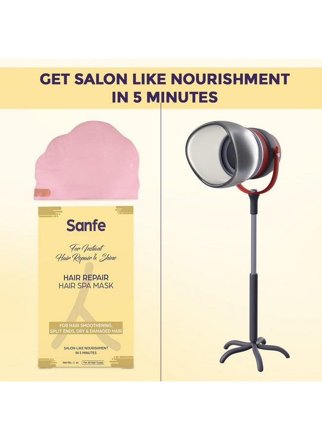 سانفي قناع سبا لإصلاح الشعر | لإصلاح الشعر وتلميعه على الفور | تنعيم الشعر، الأطراف المتقصفة، الشعر الجاف والتالف | تغذية مثل الصالونات في 5 دقائق | 1 قطعة - Image 3