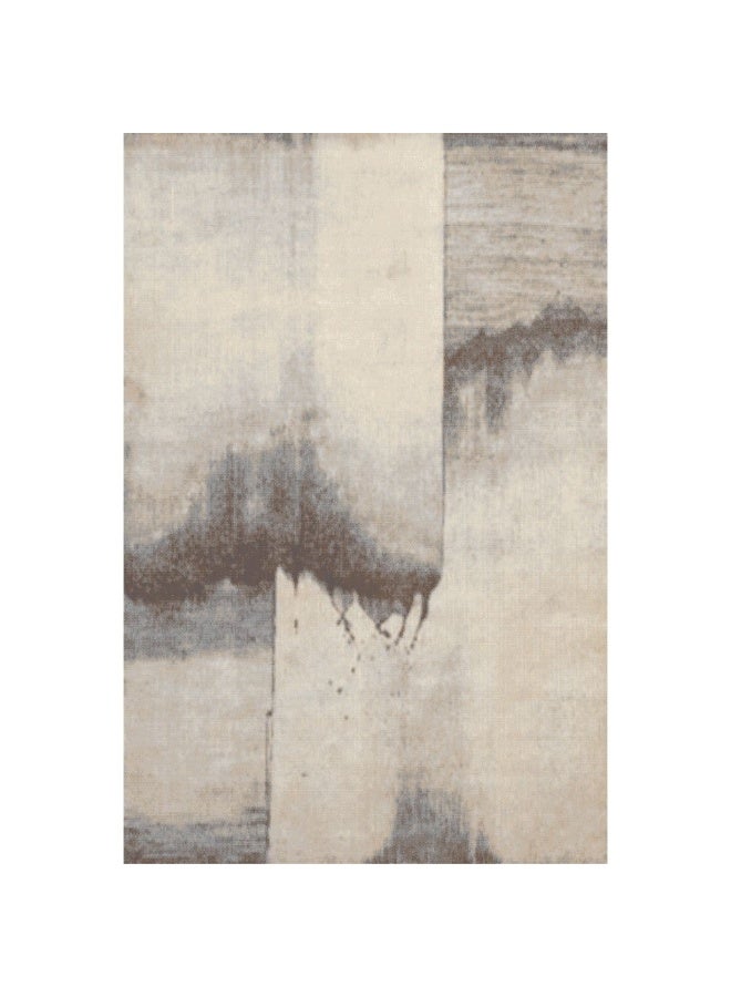 DANUBE HOME Sahara Modern Abstracts Rug | Washable Modern Rugs Style | Polypropylene + Polyester Area Rug Floor Covering | Indoor Carpet For Living Room Dining Bedroom 200X300cm-Brown-231200400576