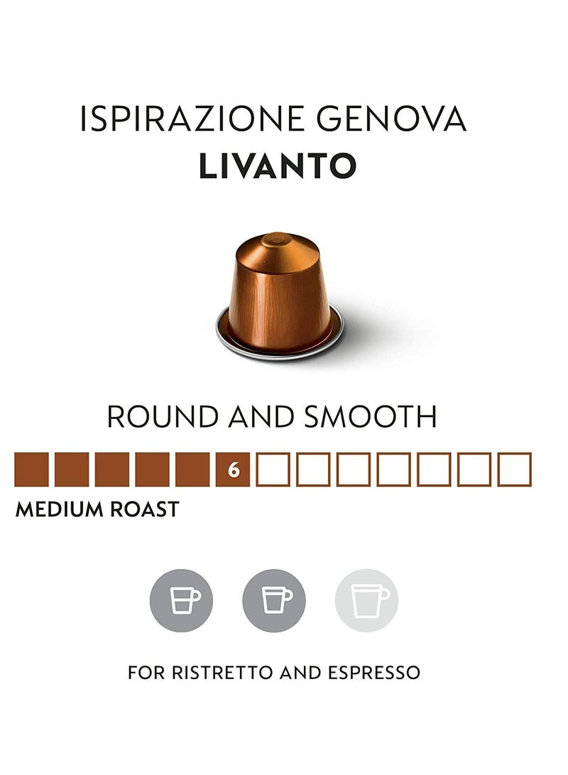 نسبرسو إسبيراتزيوني جينوفا ليفانتو عبوة من 5 أكمام .50 كبسولة أوريجينال لاين - Image 2