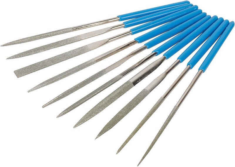 Gazelle Diamond Needle File Set - 10 Pieces - Image 1