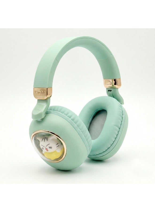 IMOAKA Head phone, Wireless Over Ear Headphones , Works With Bluetooth Devices Cute Teddy Design - Image 1