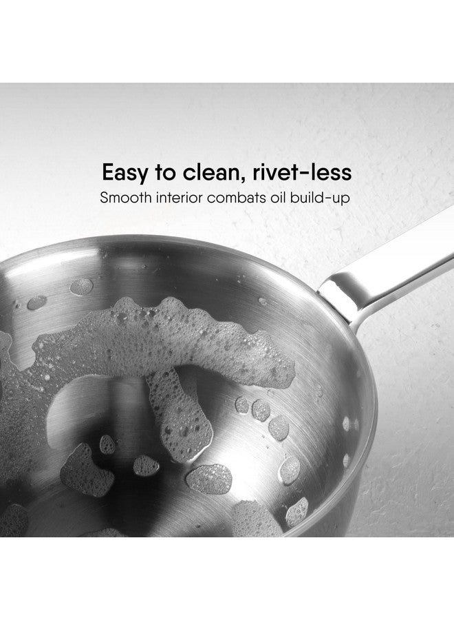 Stahl Artisan Triply Stainless Steel Tadka Pan,Induction pan, 230 ml, 8 cm - Image 5