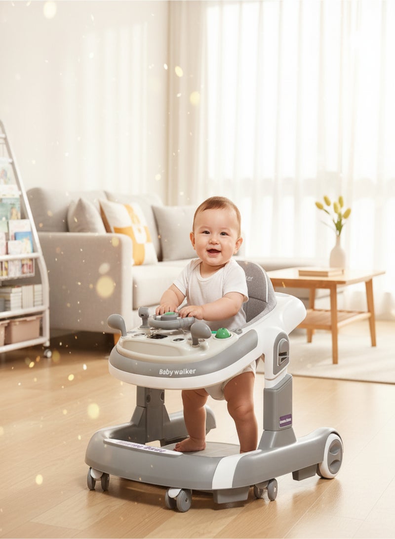 رالي مشاية اطفال تستخدم لتعليم المشي و كرسي طعام للاطفال  شكل مميز  وتتضمن موسيقى بنغمات مختلفة تعزز حاسة سمع طفلك - Image 4