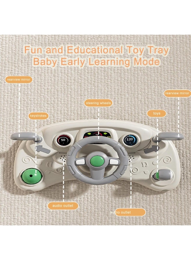 رالي مشاية اطفال تستخدم لتعليم المشي و كرسي طعام للاطفال  شكل مميز  وتتضمن موسيقى بنغمات مختلفة تعزز حاسة سمع طفلك - Image 3