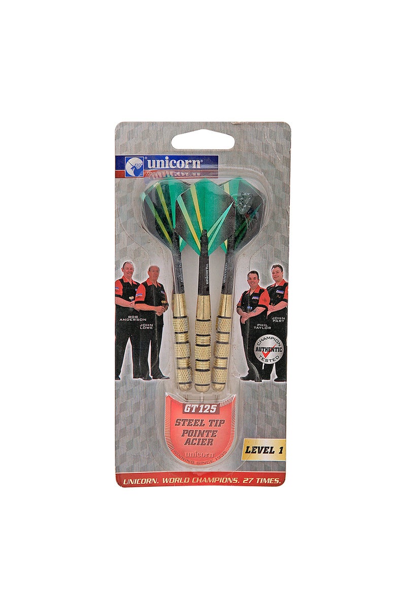 Unicorn Gt-125 Steel Dart, Pack of 3 (Green/Silver) - Image 5